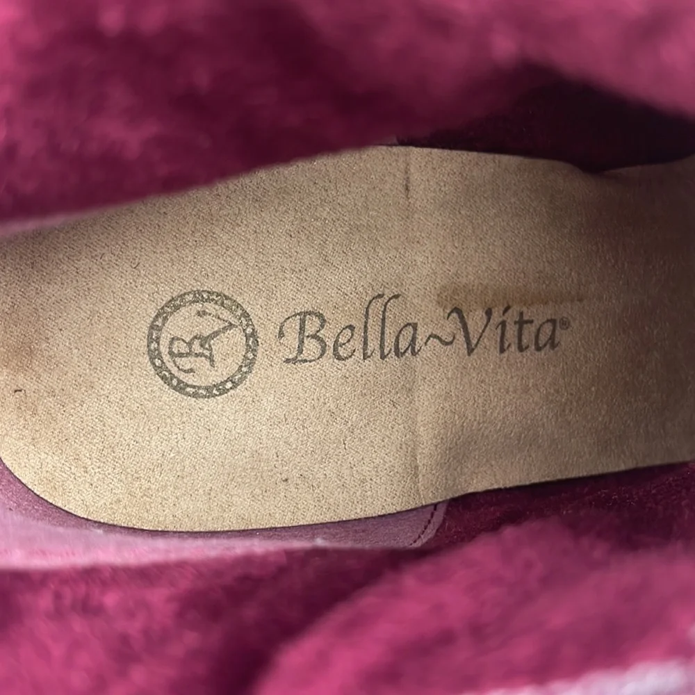 Bella Vita Wine 3” Bootie Ladies Size 7.5 Extra Wide